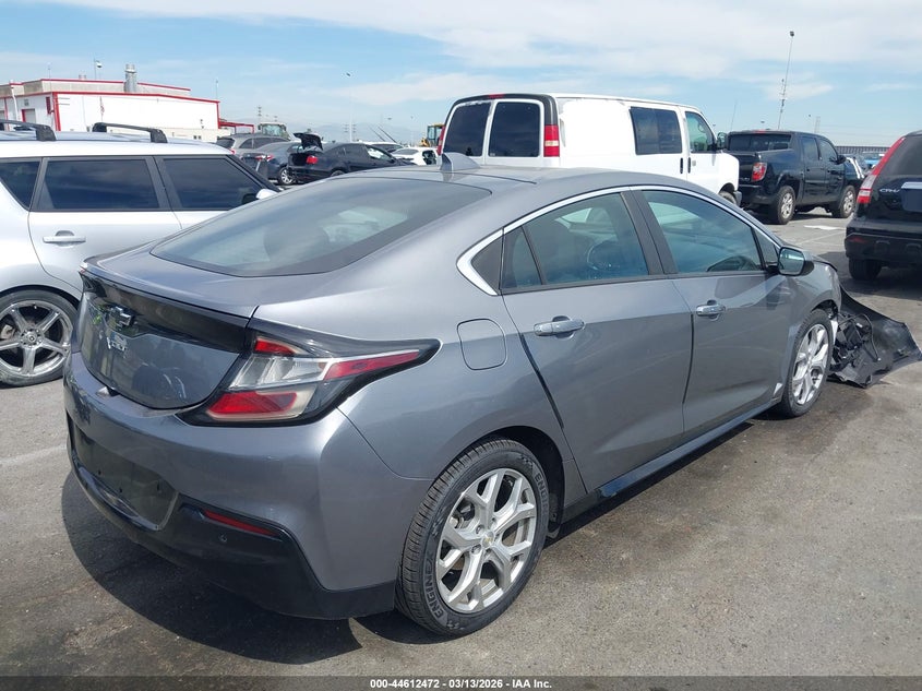 Vin: 1g1rd6s55ju119396, lot: 45109426, chevrolet volt premier 20184