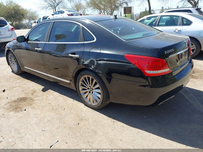 Vin: kmhgh4jh9eu090912, lot: 45109577, hyundai equus signature 20143
