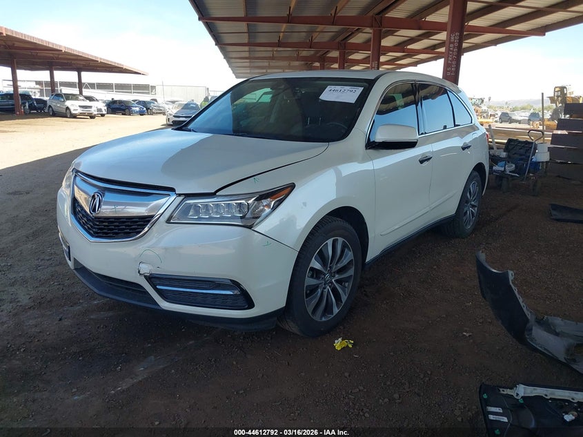 2016 Acura Mdx Technology Acurawatch Plus Packages/Technology Package