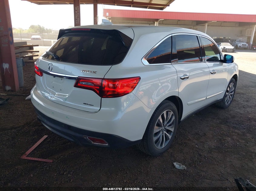 2016 Acura Mdx Technology Acurawatch Plus Packages/Technology Package