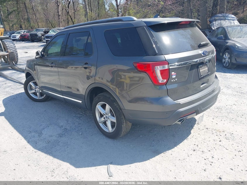 Vin: 1fm5k7dh5jgc62495, lot: 45109938, ford explorer xlt 20183