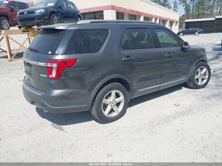 Vin: 1fm5k7dh5jgc62495, lot: 45109938, ford explorer xlt 20184