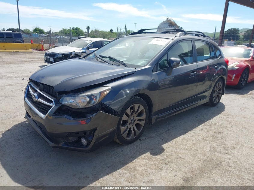 Vin: jf1gpaz68f8220316, lot: 45110195, subaru impreza 2.0i sport limited 20152
