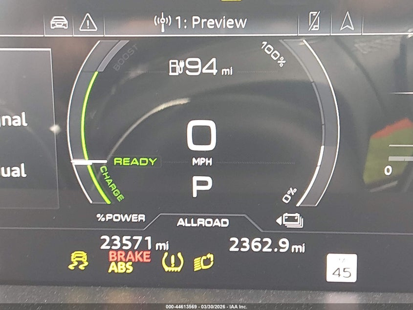 2024 Audi Q8 E-Tron Premium Plus Quattro VIN: WA15AAGE1RB011868 Lot: 44613569