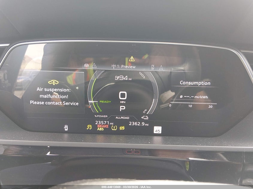 2024 Audi Q8 E-Tron Premium Plus Quattro VIN: WA15AAGE1RB011868 Lot: 44613569