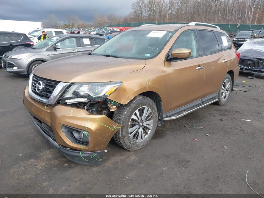 2017 Nissan Pathfinder Sl 5N1DR2MMXHC613085 photo 1