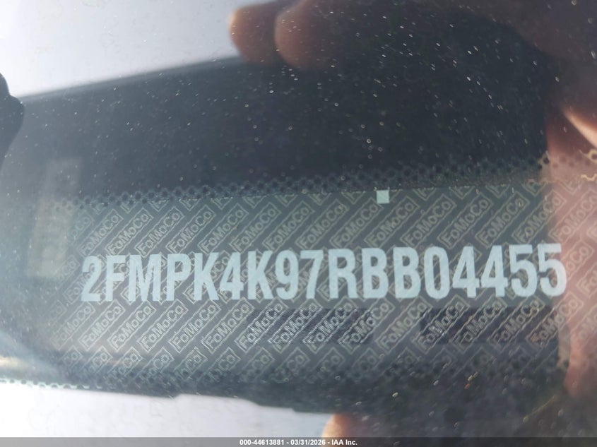 VIN 2FMPK4K97RBB04455 2024 FORD EDGE TITANIUM