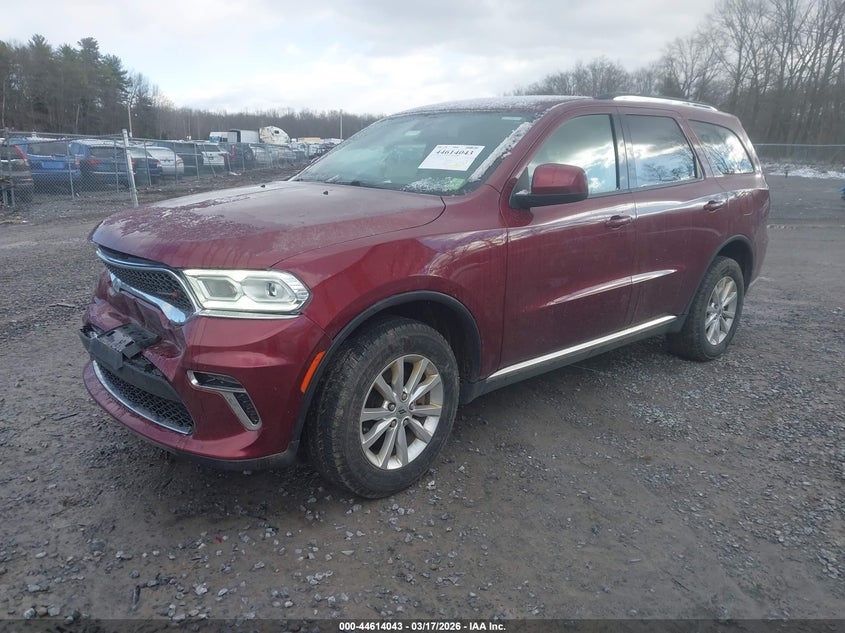 Vin: 1c4rdjag4nc160157, lot: 45111021, dodge durango sxt awd 20222