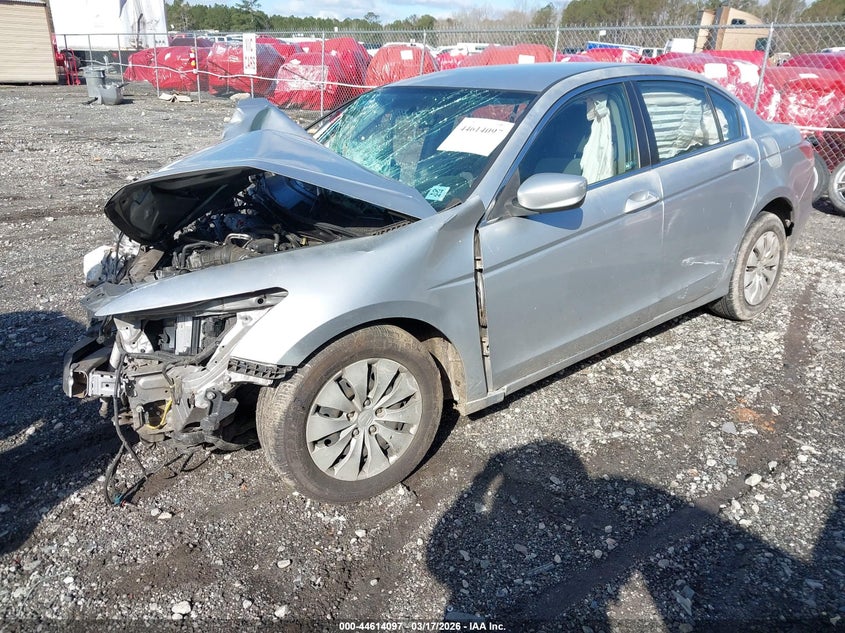 2012 Honda Accord 2.4 2.4 Lx silver Lot 111044614097 Vin 1HGCP2F32CA138449