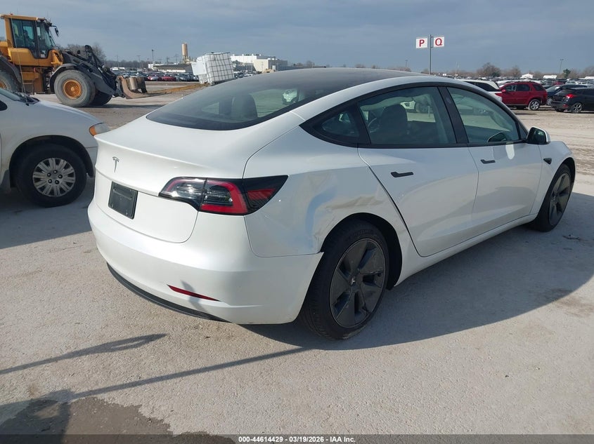Vin: 5yj3e1ea5pf569668, lot: 45111407, tesla model 3 rear-wheel drive 20234