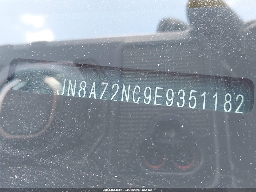 2014 Infiniti Qx80 VIN: JN8AZ2NC9E9351182 Lot: 44614812