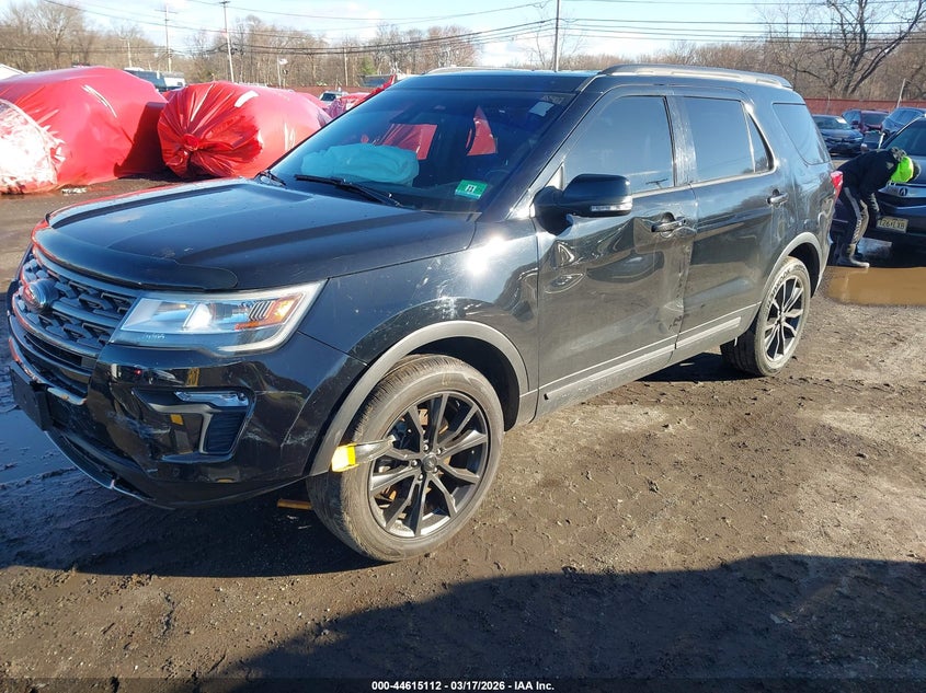 Vin: 1fm5k8d85kga57413, lot: 45112090, ford explorer xlt 20192