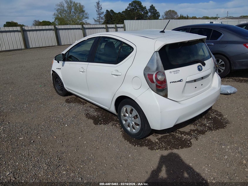 2012 Toyota Prius C Two