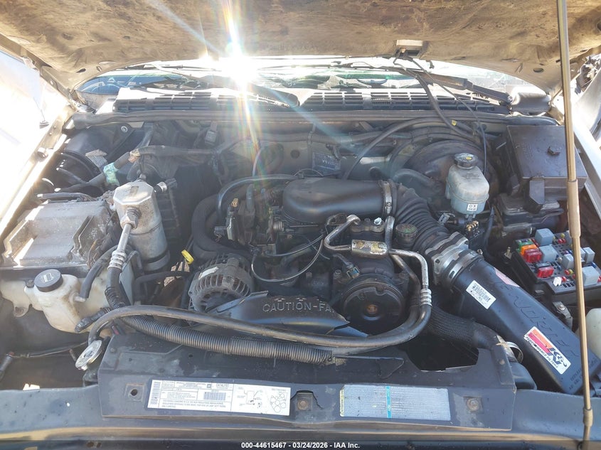 2002 GMC Sonoma Sls VIN: 1GTCS19W828101070 Lot: 44615467