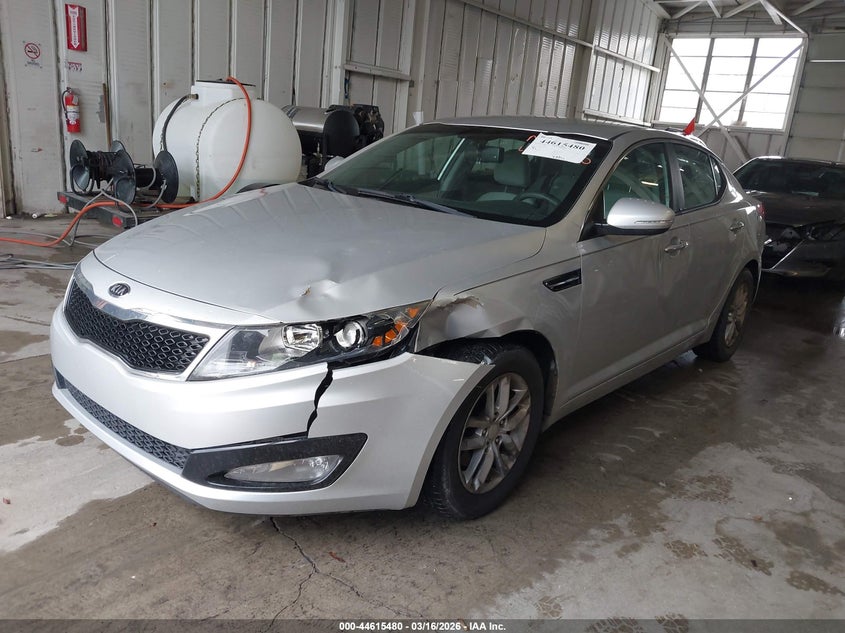 2012 Kia Optima 2.4 Lx silver Lot 111044615480 Vin 5XXGM4A73CG033518