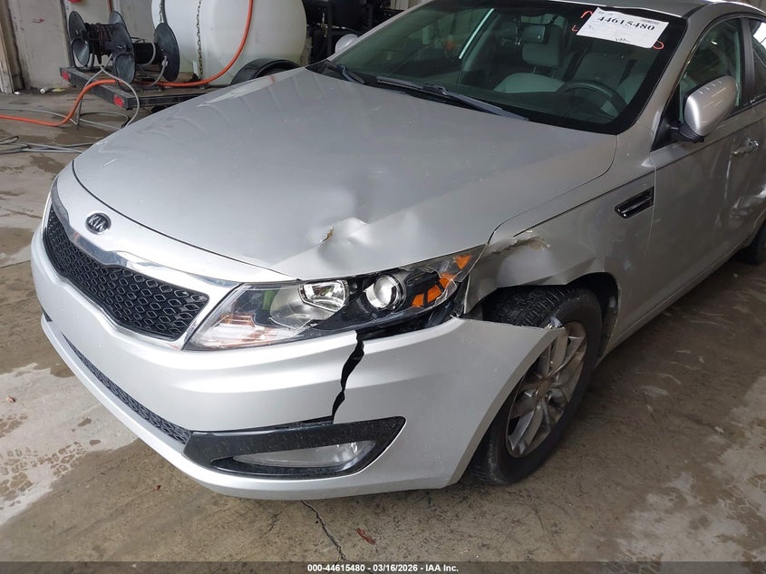 2012 Kia Optima 2.4 Lx silver Lot 111044615480 Vin 5XXGM4A73CG033518