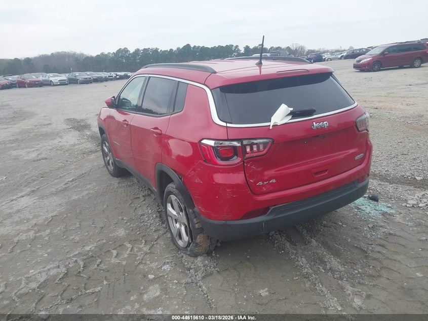 Vin: 3c4njdbb8jt202145, lot: 45112588, jeep compass latitude 4x4 20183