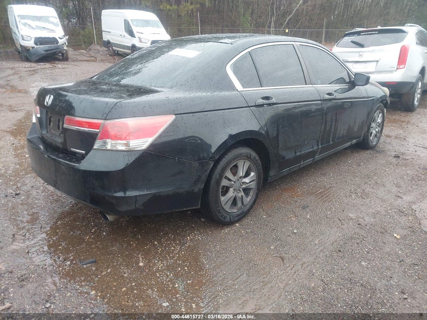 2012 Honda Accord 2.4 2.4 Se black Lot 111044615727 Vin 1HGCP2F67CA055528
