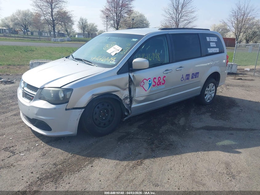 Vin: 2c4rdgcg2er263584, lot: 45113126, dodge grand caravan sxt 20142
