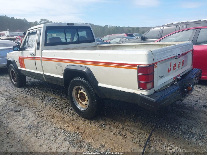 1986 Jeep Comanche Xls