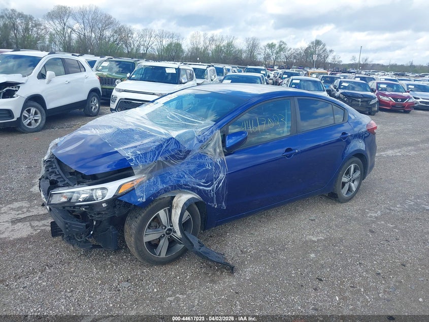 Vin: 3kpfl4a70je255244, lot: 45114001, kia forte lx 20182