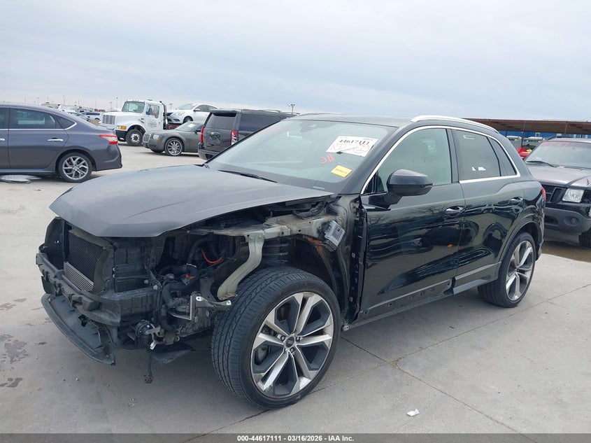 Vin: wa1eecf34l1091728, lot: 45114089, audi q3 premium plus 45 tfsi s line quattro tiptronic 20202