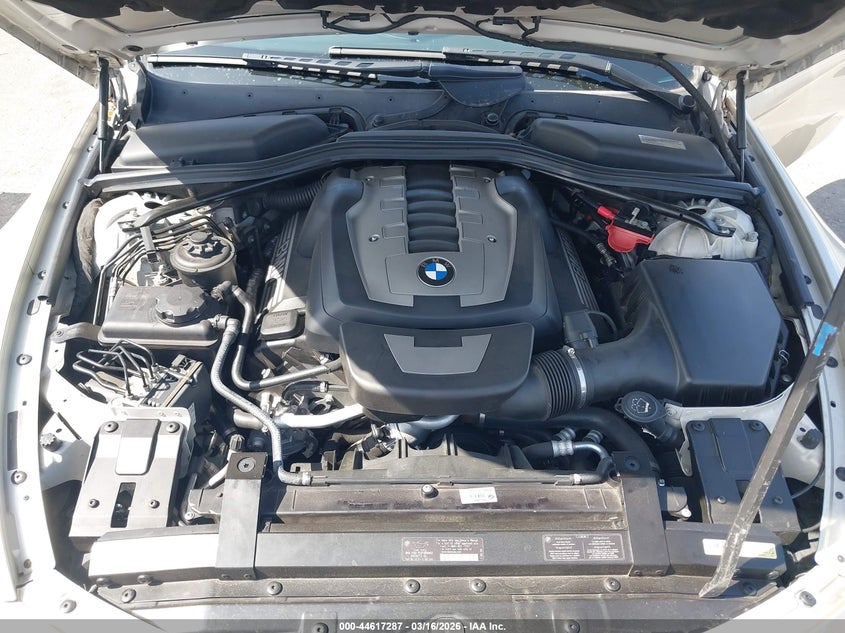 2008 BMW 650I VIN: WBAEB53538CX63383 Lot: 44617287