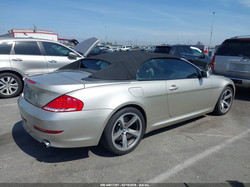 2008 BMW 650I VIN: WBAEB53538CX63383 Lot: 44617287