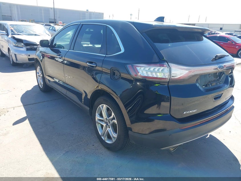 Vin: 2fmpk3k8xjbb88034, lot: 45114569, ford edge titanium 20183
