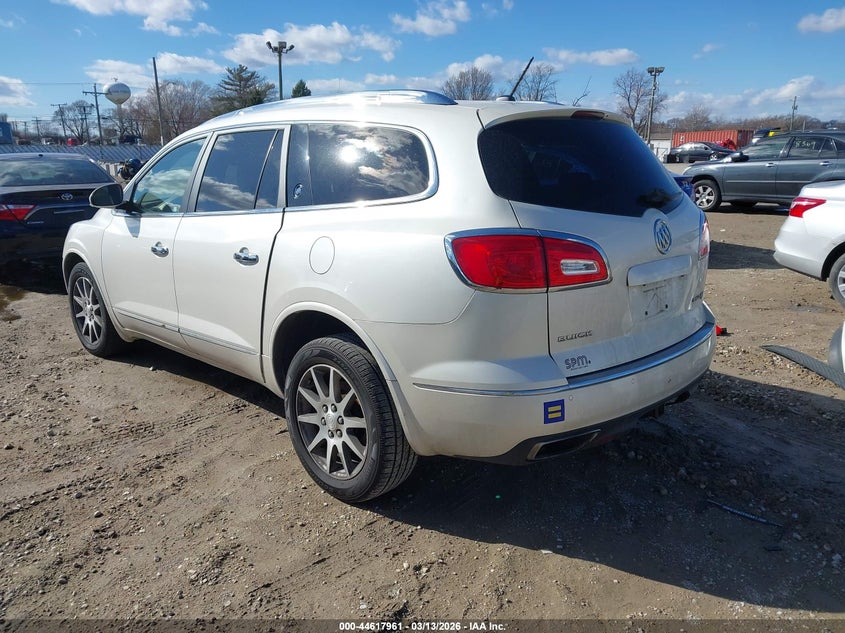 Vin: 5gakvbkd2fj148032, lot: 45114939, buick enclave leather 20153