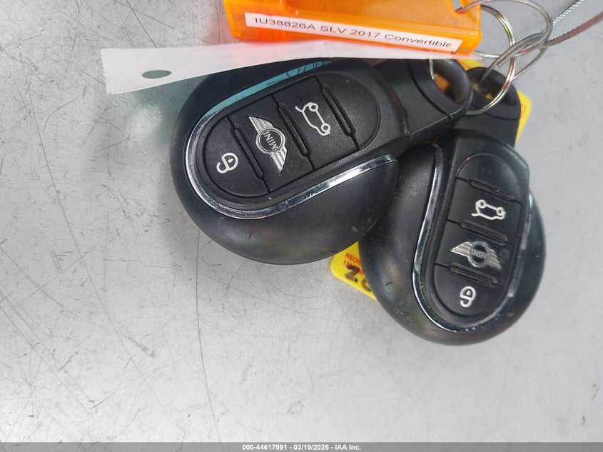 2017 Mini Convertible Cooper VIN: WMWWG5C37H3D00301 Lot: 44617991