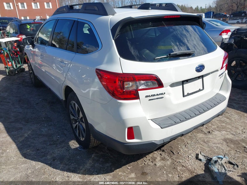 2016 Subaru Outback 2.5I Limited