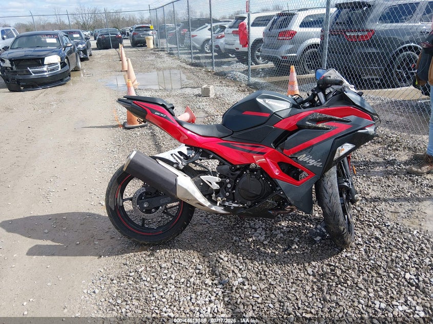 2025 Kawasaki Ex500 VIN: ML5EXGG12SDA43188 Lot: 44619588