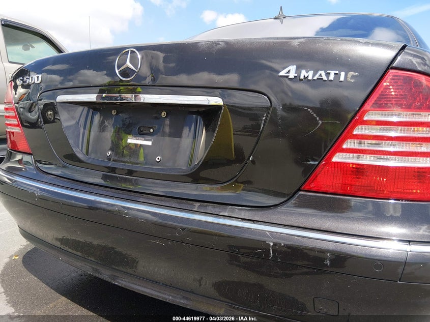 2003 Mercedes-Benz S 500 VIN: WDBNG84J63A369929 Lot: 44619977