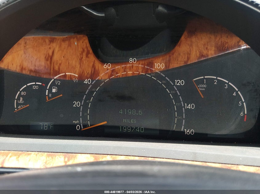 2003 Mercedes-Benz S 500 VIN: WDBNG84J63A369929 Lot: 44619977