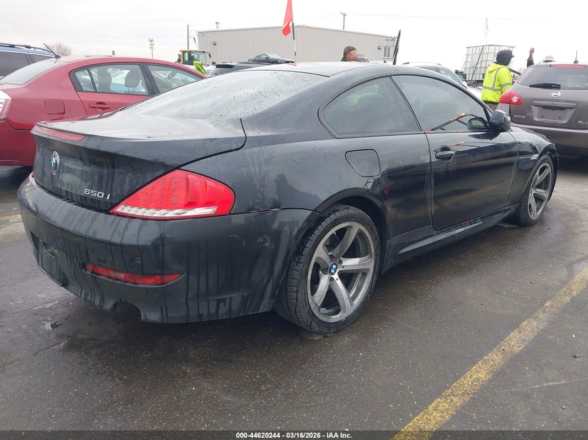 Vin: wbaea5c55acv93679, lot: 45117222, bmw 650i 20104