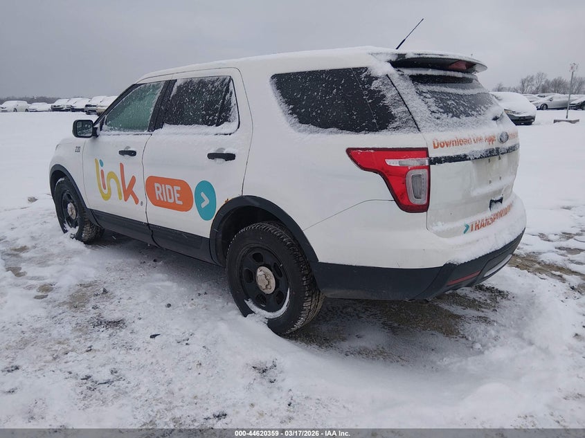 Vin: 1fm5k8ar0dga38509, lot: 45117337, ford utility police interceptor 20133