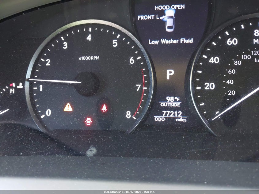 2013 Lexus Ls 460 VIN: JTHBL5EF5D5123505 Lot: 44620518