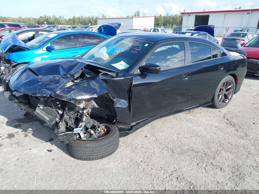 Vin: 2c3cdxhg8kh545930, lot: 45117568, dodge charger gt rwd 20192