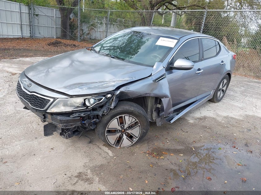 Vin: knagm4ad9c5010641, lot: 45117784, kia optima hybrid ex 20122
