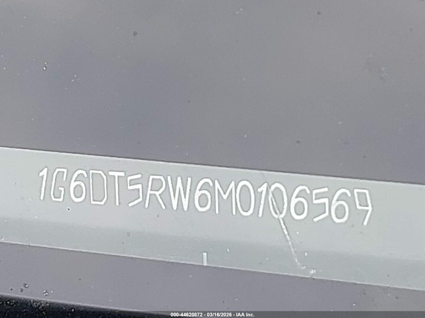2021 Cadillac Ct5 Premium Luxury VIN: 1G6DT5RW6M0106569 Lot: 44620872