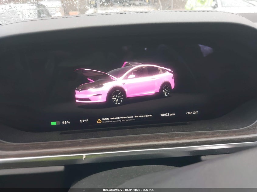 2022 Tesla Model X Dual Motor All-Wheel Drive/Plaid Tri Motor All-Wheel Drive VIN: 7SAXCDE50NF346305 Lot: 44621077