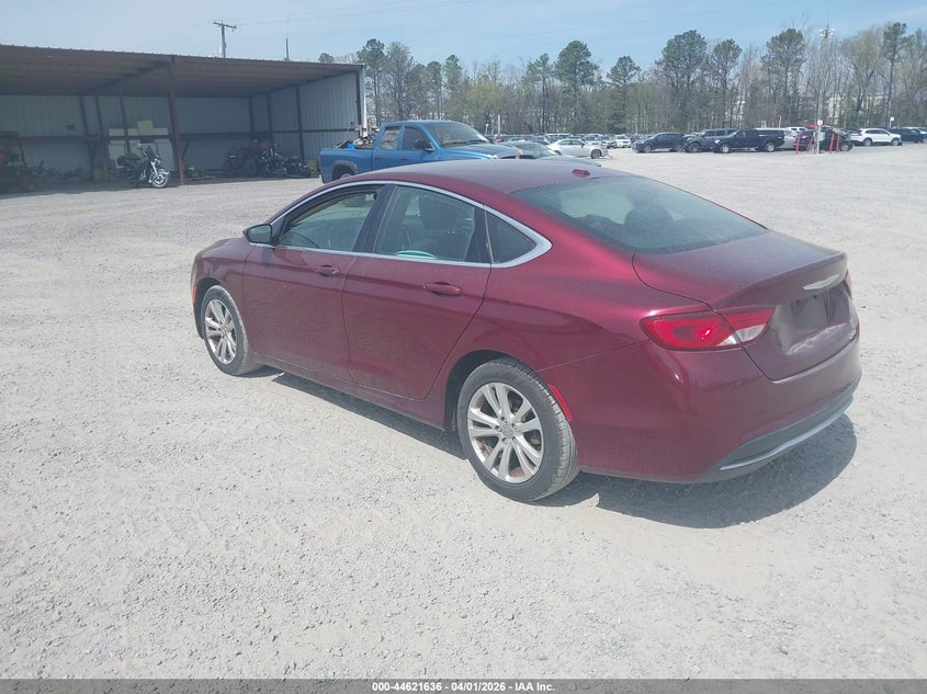 Vin: 1c3cccab6fn611625, lot: 45118613, chrysler 200 limited 20153