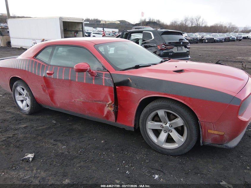 2012 Dodge Challenger 3.6 Sxt red Lot 111044621789 Vin 2C3CDYAG0CH195646