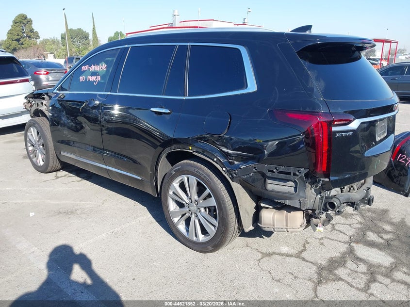 Vin: 1gykpcrs6pz167683, lot: 45118830, cadillac xt6 fwd premium luxury 20233