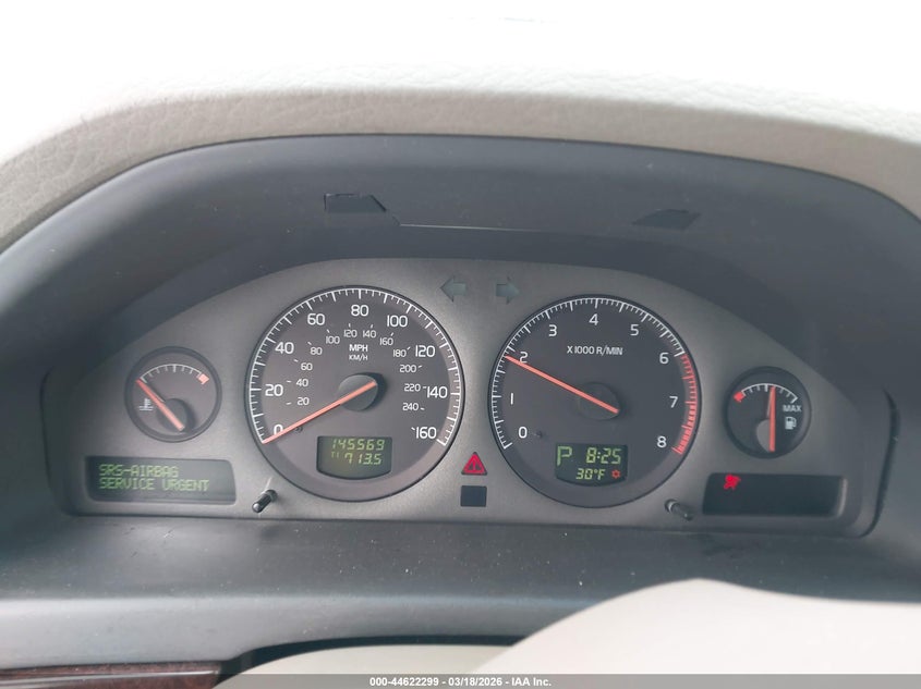 2003 Volvo S80 2.9 VIN: YV1TS92D731299586 Lot: 44622299