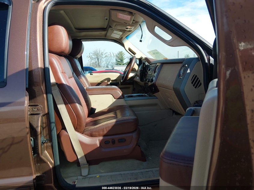 2012 Ford F250 6.7 F-250 King Ranch/Lariat/Xl/Xlt brown Lot 111044623036 Vin 1FT7W2BT1CEA35007