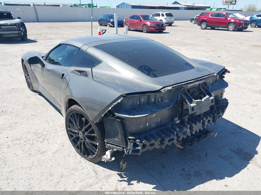 Vin: 1g1yh2d76g5112533, lot: 45120292, chevrolet corvette stingray z51 20163