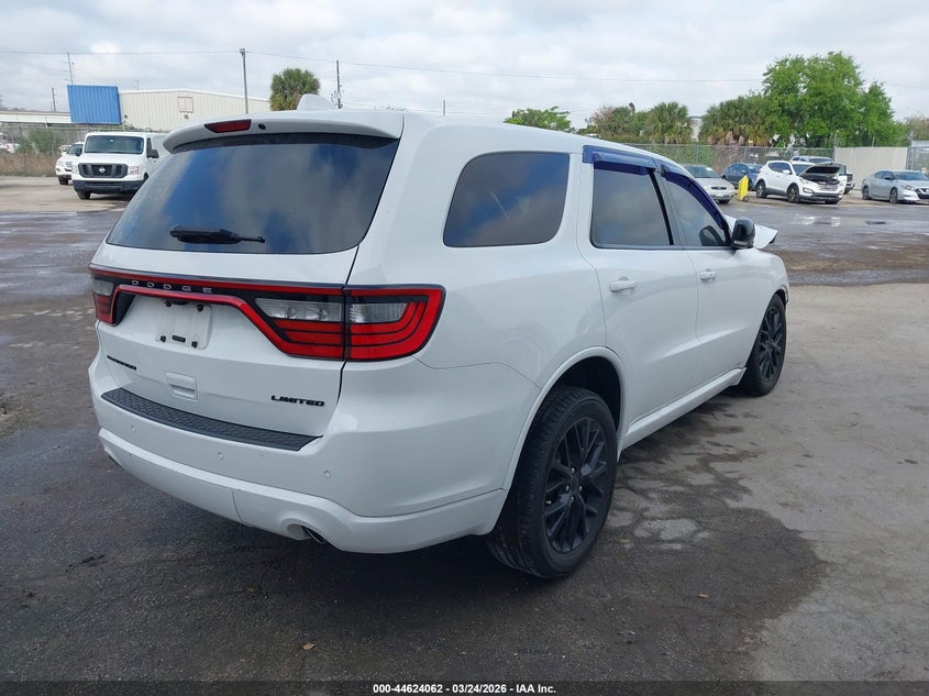 Vin: 1c4rdhdg8fc916983, lot: 45121042, dodge durango limited 20154
