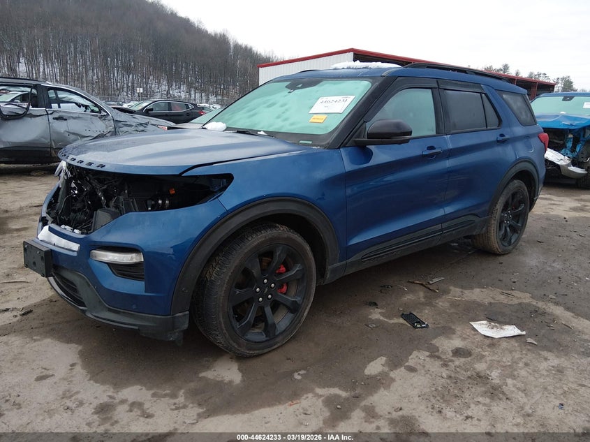 Vin: 1fm5k8gc8lga07994, lot: 45121213, ford explorer st 20202